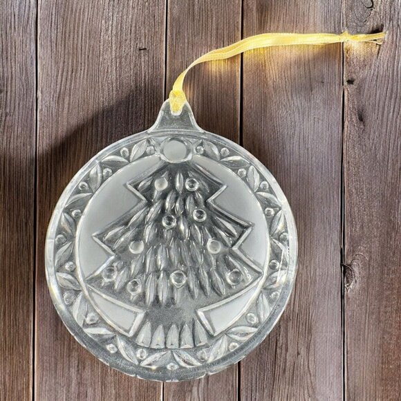 MIKASA Clear Crystal Ornament Round Sun Catcher Figure Christmas Tree Holiday - Picture 2 of 14